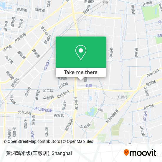 黄焖鸡米饭(车墩店) map