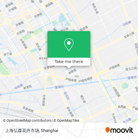 上海弘森花卉市场 map