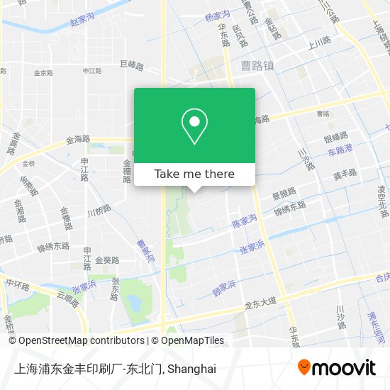 上海浦东金丰印刷厂-东北门 map