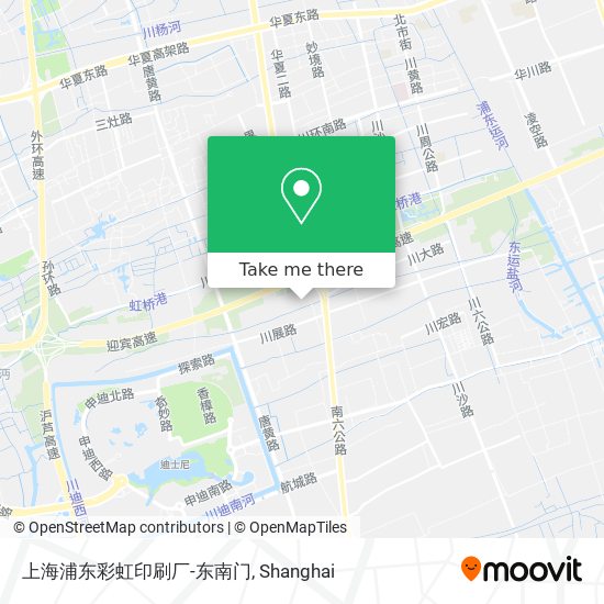 上海浦东彩虹印刷厂-东南门 map
