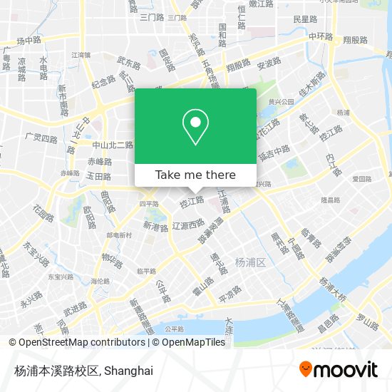 杨浦本溪路校区 map
