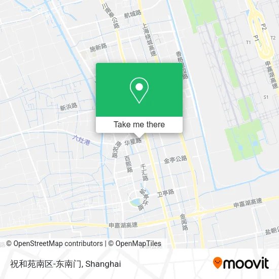 祝和苑南区-东南门 map