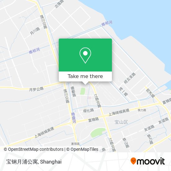 宝钢月浦公寓 map