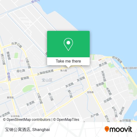 宝钢公寓酒店 map