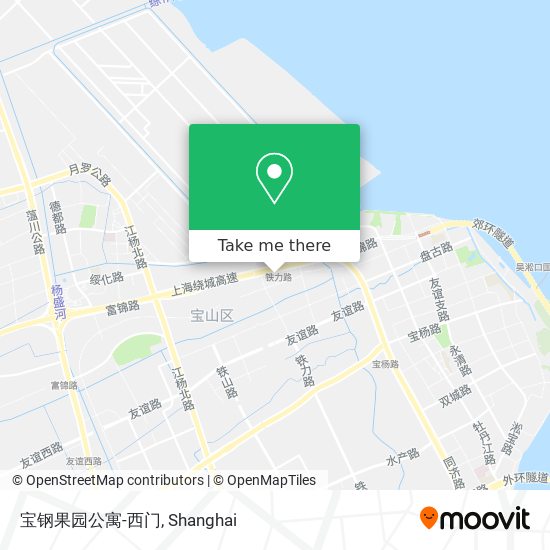 宝钢果园公寓-西门 map