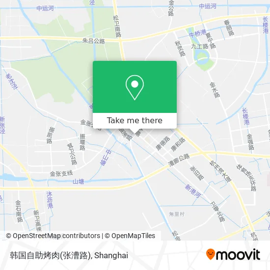 韩国自助烤肉(张漕路) map