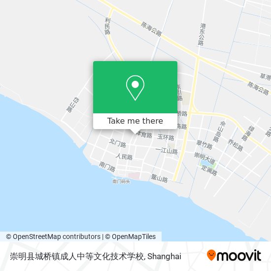 崇明县城桥镇成人中等文化技术学校 map