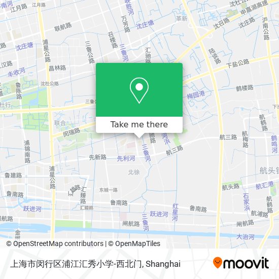 上海市闵行区浦江汇秀小学-西北门 map