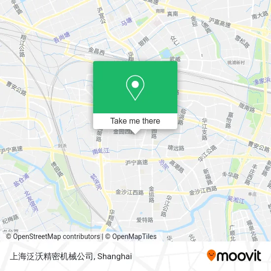 上海泛沃精密机械公司 map
