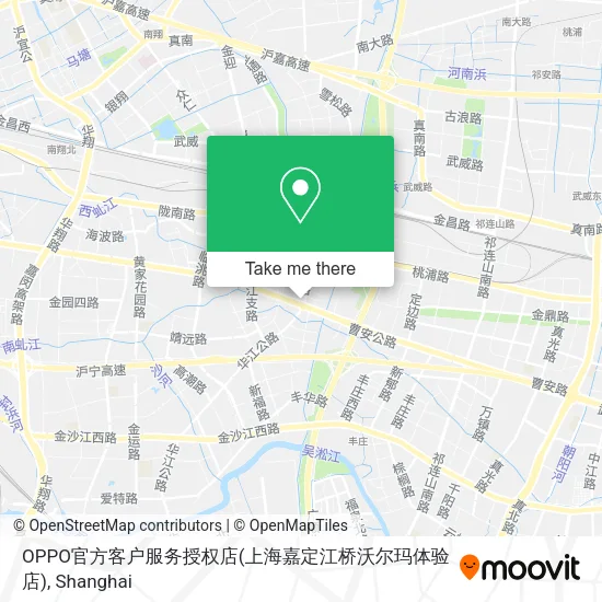 OPPO官方客户服务授权店(上海嘉定江桥沃尔玛体验店) map