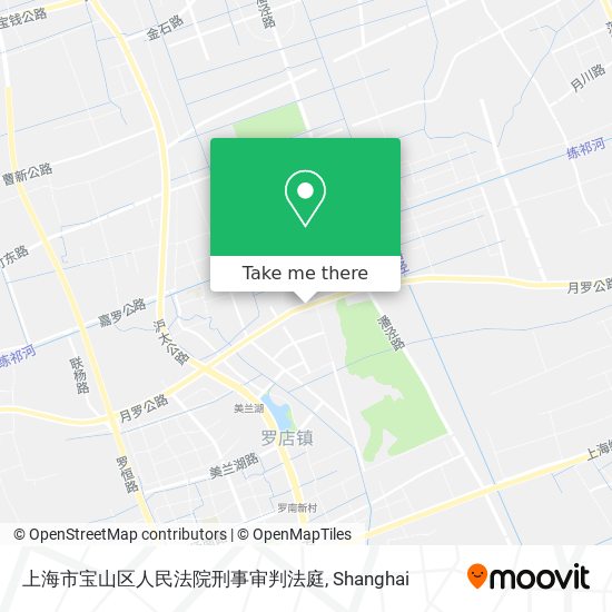 上海市宝山区人民法院刑事审判法庭 map