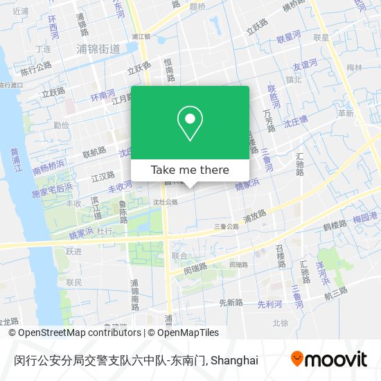 闵行公安分局交警支队六中队-东南门 map