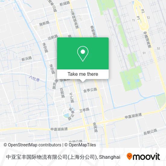 中亚宝丰国际物流有限公司(上海分公司) map