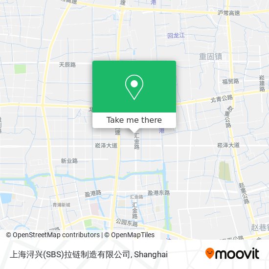 上海浔兴(SBS)拉链制造有限公司 map