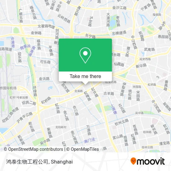 鸿泰生物工程公司 map