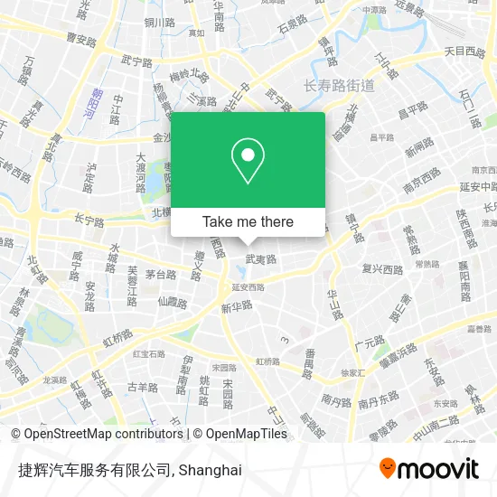 捷辉汽车服务有限公司 map