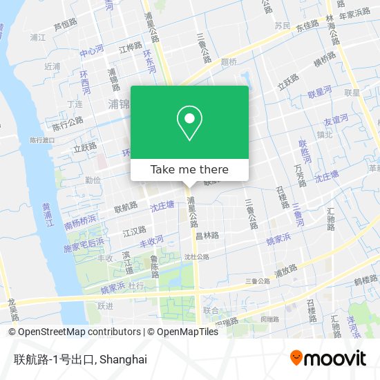联航路-1号出口 map