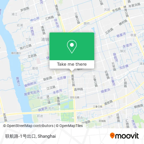 联航路-1号出口 map