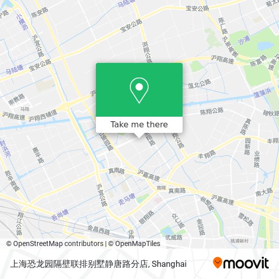上海恐龙园隔壁联排别墅静唐路分店 map