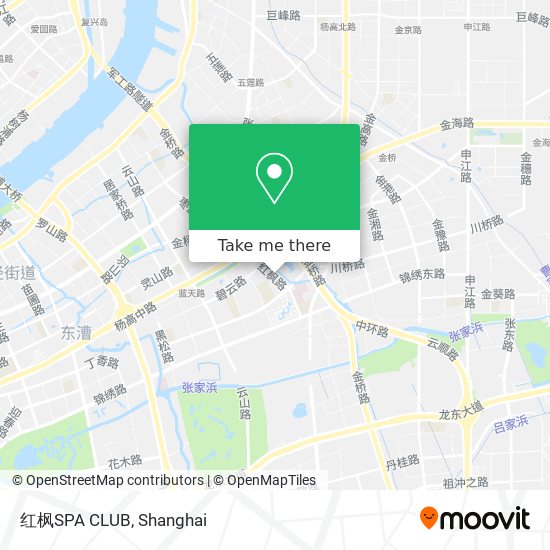 红枫SPA CLUB map