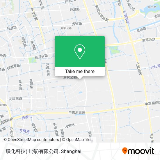 联化科技(上海)有限公司 map