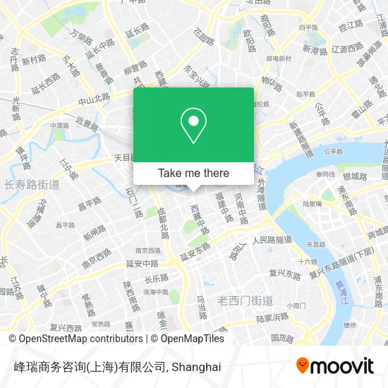 峰瑞商务咨询(上海)有限公司 map