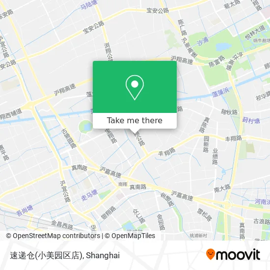 速递仓(小美园区店) map
