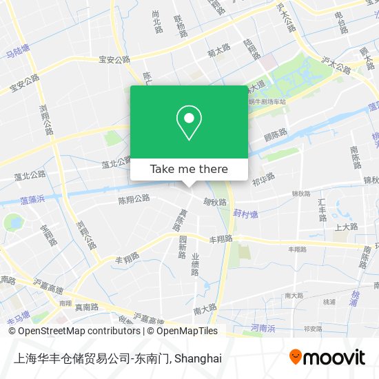 上海华丰仓储贸易公司-东南门 map