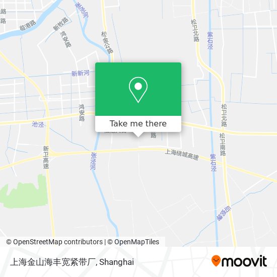 上海金山海丰宽紧带厂 map
