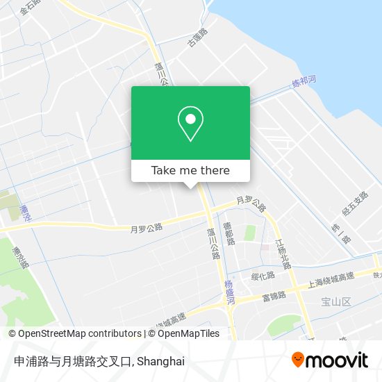 申浦路与月塘路交叉口 map