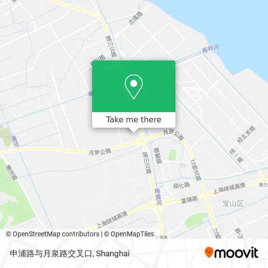申浦路与月泉路交叉口 map
