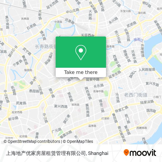 上海地产优家房屋租赁管理有限公司 map