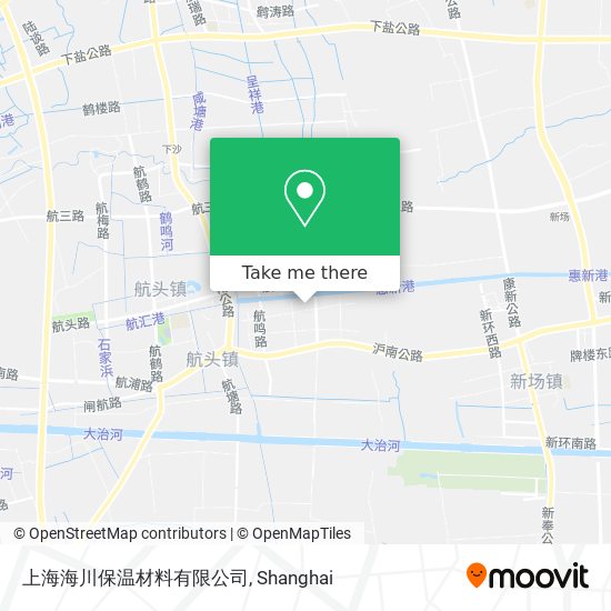上海海川保温材料有限公司 map
