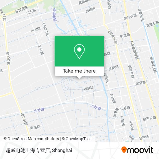 超威电池上海专营店 map