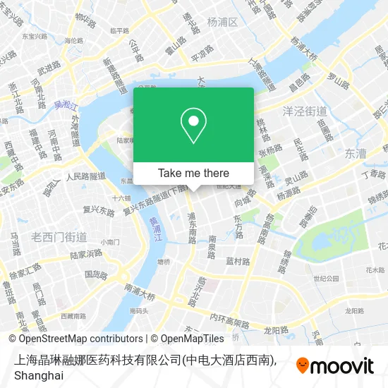 上海晶琳融娜医药科技有限公司(中电大酒店西南) map