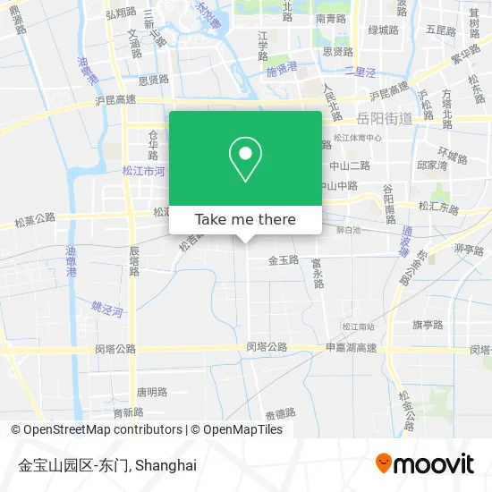 金宝山园区-东门 map