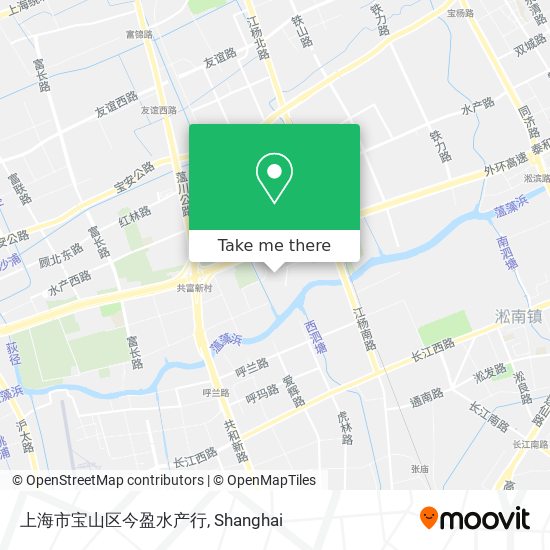 上海市宝山区今盈水产行 map