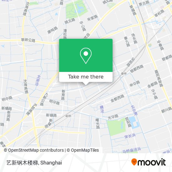 艺新钢木楼梯 map