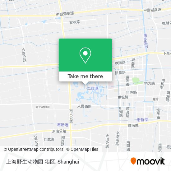 上海野生动物园-狼区 map