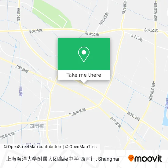 上海海洋大学附属大团高级中学-西南门 map