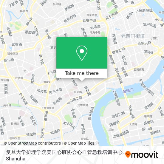 复旦大学护理学院美国心脏协会心血管急救培训中心 map