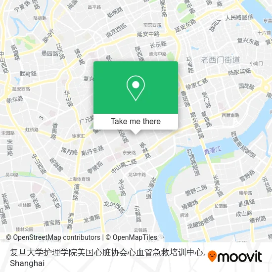 复旦大学护理学院美国心脏协会心血管急救培训中心 map