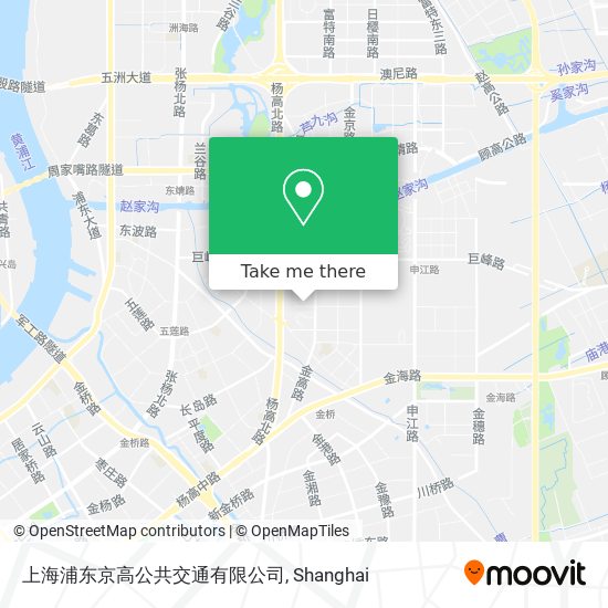 上海浦东京高公共交通有限公司 map