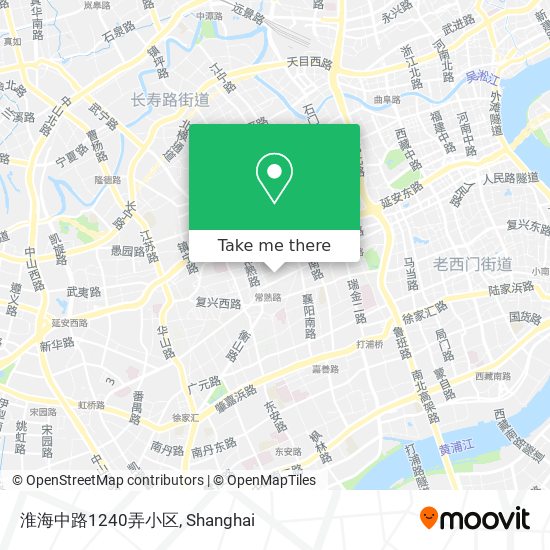 淮海中路1240弄小区 map