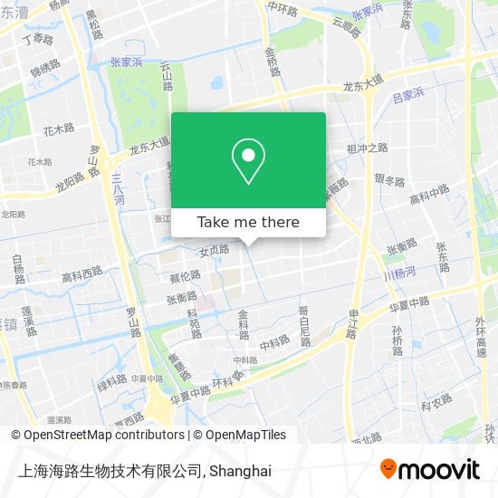 上海海路生物技术有限公司 map