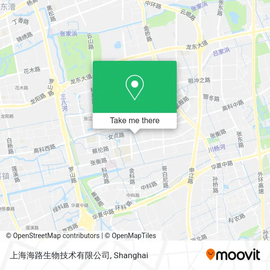 上海海路生物技术有限公司 map