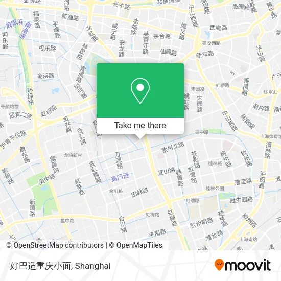 好巴适重庆小面 map