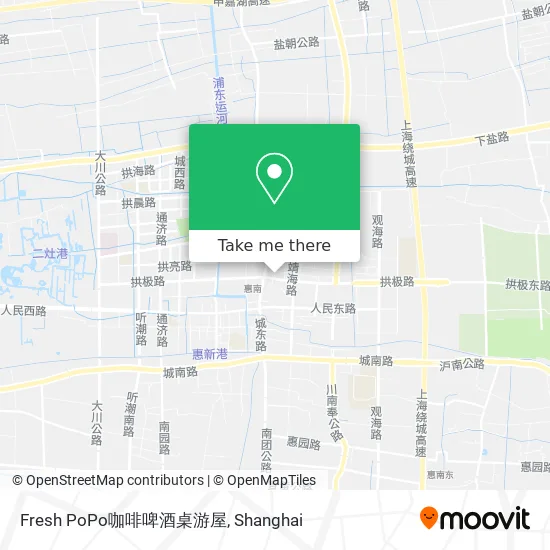 Fresh PoPo咖啡啤酒桌游屋 map