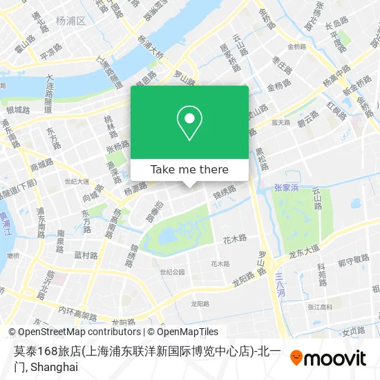 莫泰168旅店(上海浦东联洋新国际博览中心店)-北一门 map