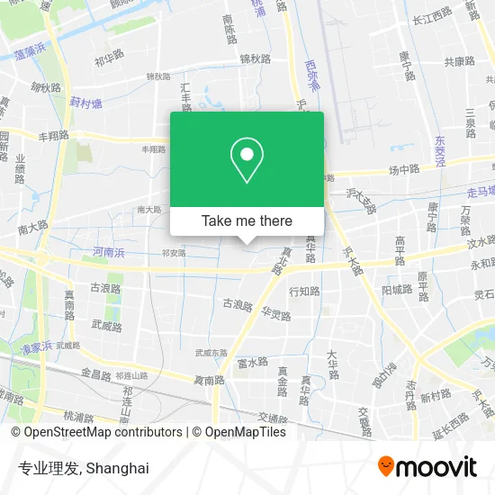 专业理发 map